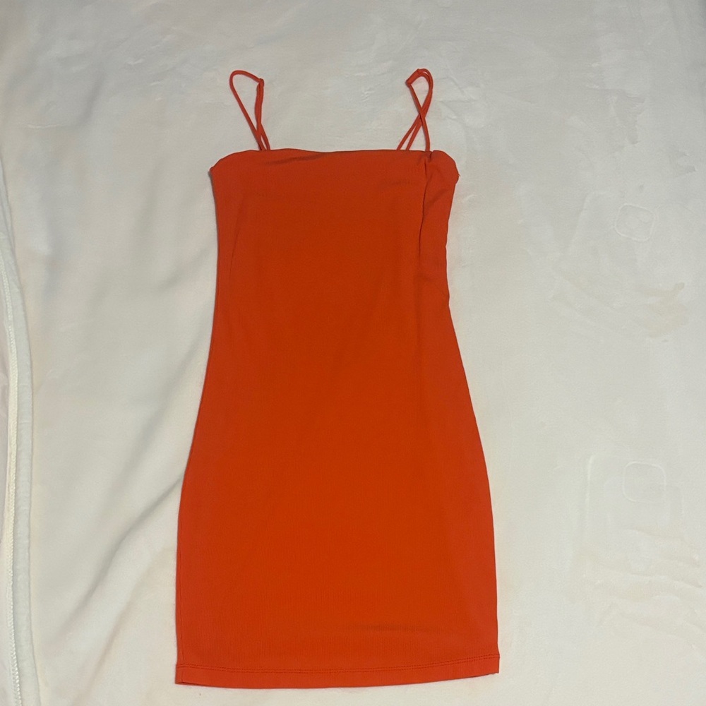 Garage Vibrant orange Mini Dress